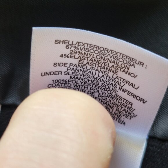 New Anne Klein Black Blazer with Faux Leather Accents. - Picture 8 of 8